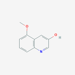 molecular formula C10H9NO2 B2809784 5-甲氧基喹啉-3-醇 CAS No. 1261489-72-8