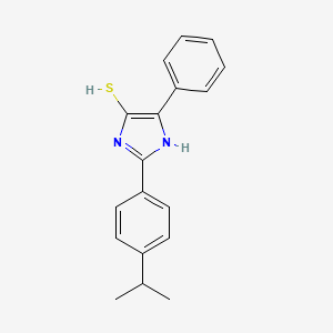 5-phenyl-2-[4-(propan-2-yl)phenyl]-1H-imidazole-4-thiol