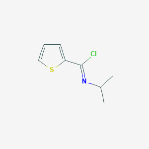 N-isopropylthiophene-2-carboximidoyl chloride