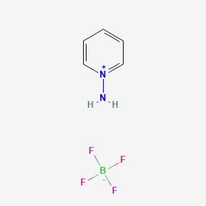 molecular formula C5H7BF4N2 B2809824 1-Aminopyridin-1-ium tetrafluoroboranuide CAS No. 58673-26-0