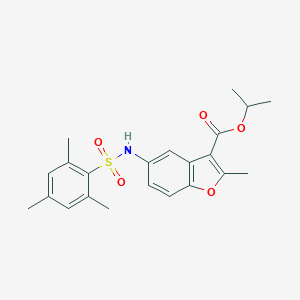 Isopropyl 5-[(mesitylsulfonyl)amino]-2-methyl-1-benzofuran-3-carboxylate