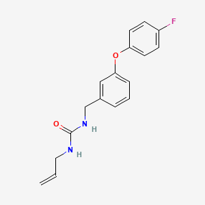 molecular formula C17H17FN2O2 B2809895 1-Allyl-3-(3-(4-fluorophenoxy)benzyl)urea CAS No. 1207011-73-1