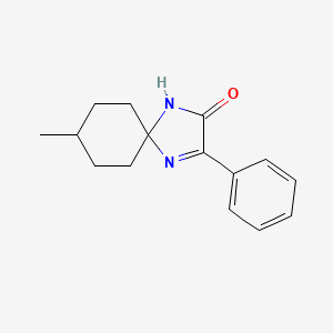 molecular formula C15H18N2O B2809926 8-Methyl-3-phenyl-1,4-diazaspiro[4.5]dec-3-en-2-one CAS No. 1202247-39-9