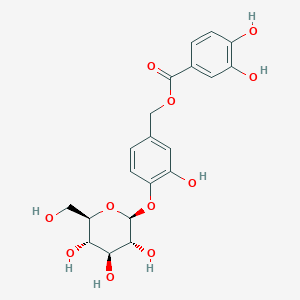 molecular formula C20H22O11 B2809929 Odontoside CAS No. 20300-50-9