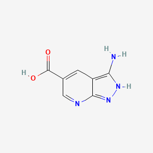 3-amino-1H-pyrazolo[3,4-b]pyridine-5-carboxylic acid