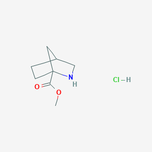 Methyl 2-azabicyclo[2.2.1]heptane-1-carboxylate;hydrochloride