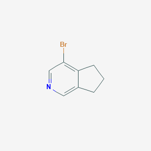 molecular formula C8H8BrN B2810097 4-Bromo-6,7-dihydro-5H-cyclopenta[c]pyridine CAS No. 1256819-57-4