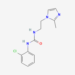 1-(2-chlorophenyl)-3-(2-(2-methyl-1H-imidazol-1-yl)ethyl)urea