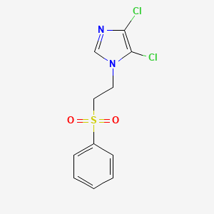 1-[2-(Benzenesulfonyl)ethyl]-4,5-dichloroimidazole