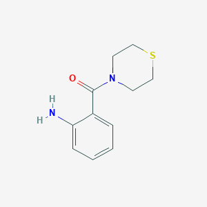 B2810122 2-(Thiomorpholine-4-carbonyl)aniline CAS No. 664303-98-4