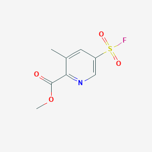 Methyl 5-fluorosulfonyl-3-methylpyridine-2-carboxylate