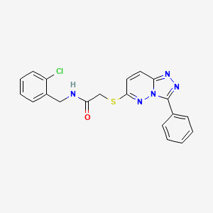 N-(2-chlorobenzyl)-2-((3-phenyl-[1,2,4]triazolo[4,3-b]pyridazin-6-yl)thio)acetamide