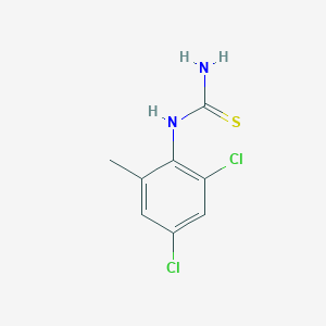 molecular formula C8H8Cl2N2S B2810139 N-(2,4-dichloro-6-methylphenyl)thiourea CAS No. 10524-81-9