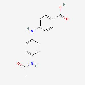 molecular formula C15H14N2O3 B2810153 4-[(4-acetamidophenyl)amino]benzoic Acid CAS No. 852927-26-5