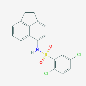 molecular formula C18H13Cl2NO2S B281016 2,5-dichloro-N-(1,2-dihydro-5-acenaphthylenyl)benzenesulfonamide 