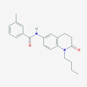 N-(1-butyl-2-oxo-1,2,3,4-tetrahydroquinolin-6-yl)-3-methylbenzamide