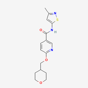 N-(3-methylisothiazol-5-yl)-6-((tetrahydro-2H-pyran-4-yl)methoxy)nicotinamide