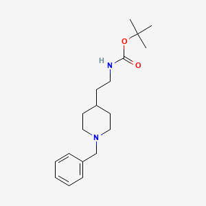 molecular formula C19H30N2O2 B2810232 叔丁基2-(1-苄基哌啶-4-基)乙基氨基甲酸酯 CAS No. 1365159-45-0