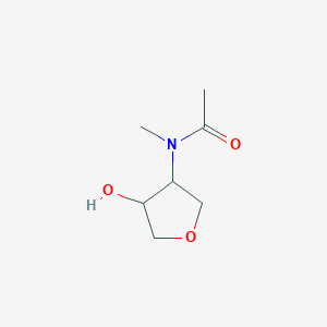 N-(4-hydroxyoxolan-3-yl)-N-methylacetamide