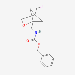 benzyl N-[[4-(iodomethyl)-2-oxabicyclo[2.1.1]hexan-1-yl]methyl]carbamate