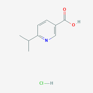 molecular formula C9H12ClNO2 B2810269 6-Isopropylnicotinic acid hydrochloride CAS No. 1423029-80-4