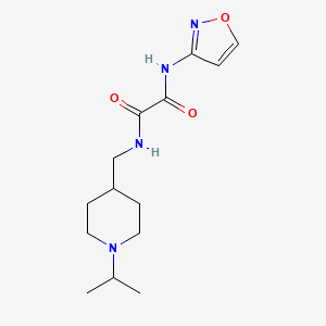 N1-((1-isopropylpiperidin-4-yl)methyl)-N2-(isoxazol-3-yl)oxalamide