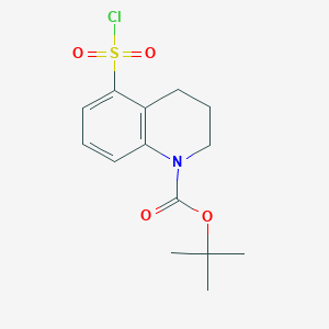 Tert-butyl 5-(chlorosulfonyl)-3,4-dihydroquinoline-1(2H)-carboxylate