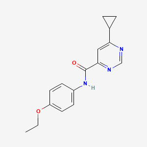6-Cyclopropyl-N-(4-ethoxyphenyl)pyrimidine-4-carboxamide