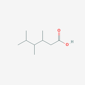 molecular formula C9H18O2 B2810355 3,4,5-Trimethylhexanoic acid CAS No. 874007-83-7