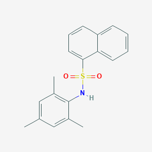 molecular formula C19H19NO2S B281042 N-mesityl-1-naphthalenesulfonamide 