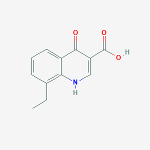 molecular formula C12H11NO3 B2810460 8-乙基-4-羟基喹啉-3-甲酸 CAS No. 170648-67-6