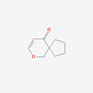 molecular formula C9H12O2 B2810581 7-Oxaspiro[4.5]dec-8-en-10-one CAS No. 2172030-21-4