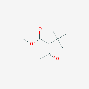 molecular formula C9H16O3 B2810598 Methyl 2-acetyl-3,3-dimethylbutanoate CAS No. 2503207-80-3