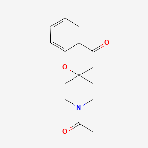 molecular formula C15H17NO3 B2810688 1'-Acetylspiro[chroman-2,4'-piperidin]-4-one CAS No. 203797-50-6