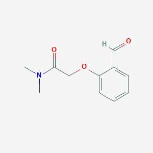 molecular formula C11H13NO3 B2810770 2-(2-formylphenoxy)-N,N-dimethylacetamide CAS No. 124490-59-1