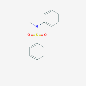 molecular formula C17H21NO2S B281082 4-tert-butyl-N-methyl-N-phenylbenzenesulfonamide 