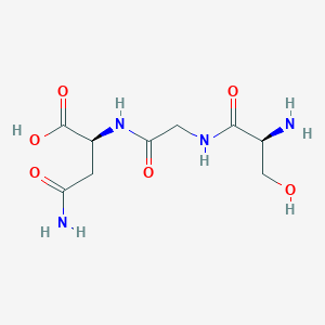 molecular formula C9H16N4O6 B2810917 Ser-Gly-Asn CAS No. 68141-38-8