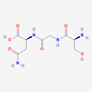 molecular formula C9H16N4O6 B2810917 丝-甘-天冬酰胺 CAS No. 68141-38-8