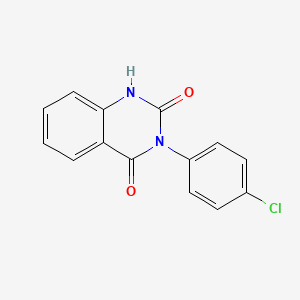 molecular formula C14H9ClN2O2 B2810926 3-(4-chlorophenyl)quinazoline-2,4(1H,3H)-dione CAS No. 2400-95-5