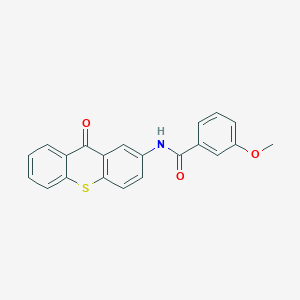 3-methoxy-N-(9-oxo-9H-thioxanthen-2-yl)benzamide