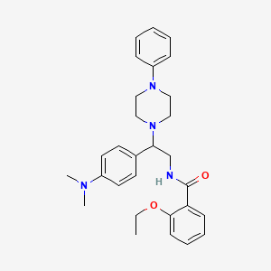 N-(2-(4-(dimethylamino)phenyl)-2-(4-phenylpiperazin-1-yl)ethyl)-2-ethoxybenzamide