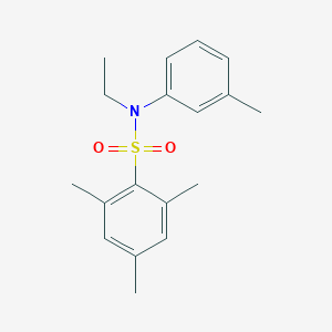 molecular formula C18H23NO2S B281098 N-ethyl-2,4,6-trimethyl-N-(3-methylphenyl)benzenesulfonamide 