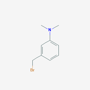 molecular formula C9H12BrN B2810986 3-(Bromomethyl)-N,N-dimethylbenzenamine CAS No. 734506-61-7