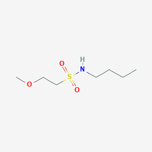 molecular formula C7H17NO3S B2811000 N-Butyl-2-methoxyethanesulfonamide CAS No. 1215677-41-0