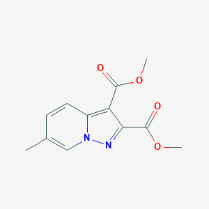 molecular formula C12H12N2O4 B2811002 Dimethyl 6-methylpyrazolo[1,5-a]pyridine-2,3-dicarboxylate CAS No. 30689-96-4