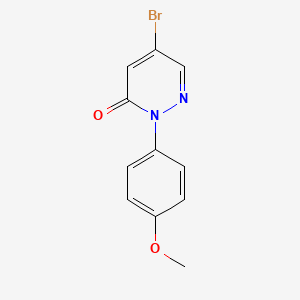 molecular formula C11H9BrN2O2 B2811021 5-溴-2-(4-甲氧基苯基)-2,3-二氢吡啶并[1,5-a]嘧啶-3-酮 CAS No. 2251053-20-8