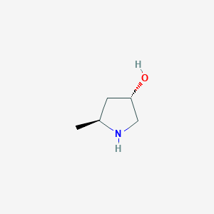 molecular formula C5H11NO B2811036 (3S,5S)-5-methylpyrrolidin-3-ol CAS No. 1108234-24-7