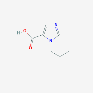 molecular formula C8H12N2O2 B2811039 1-Isobutyl-1H-imidazole-5-carboxylic acid CAS No. 1494010-53-5