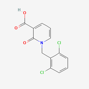 molecular formula C13H9Cl2NO3 B2811050 1-(2,6-Dichlorobenzyl)-2-Oxo-1,2-Dihydro-3-Pyridinecarboxylic Acid CAS No. 338754-23-7