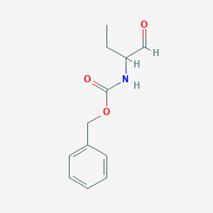 molecular formula C12H15NO3 B2811051 2-(Benzyloxycarbonylamino)butanal CAS No. 167073-38-3